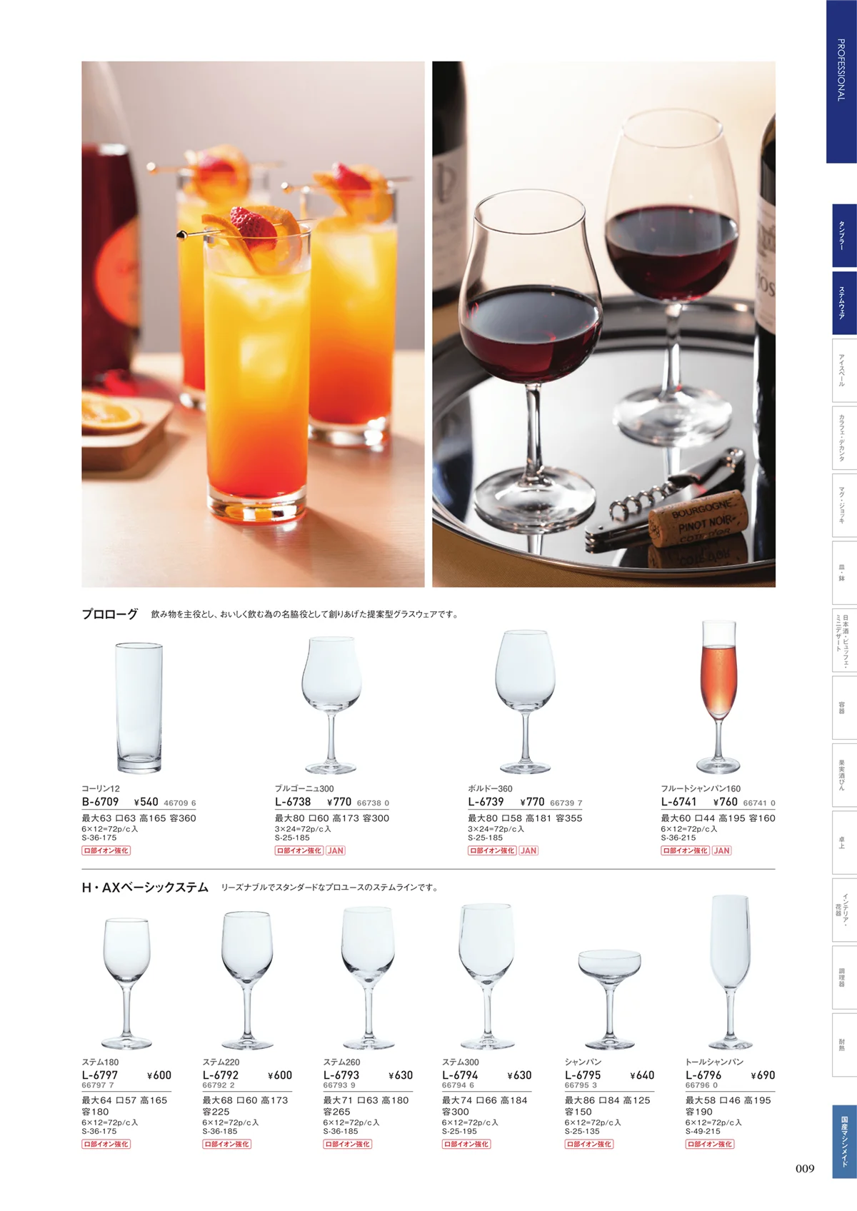 ADERIA2022・ページ番号9・タンブラー・カラフェ・デカンタ