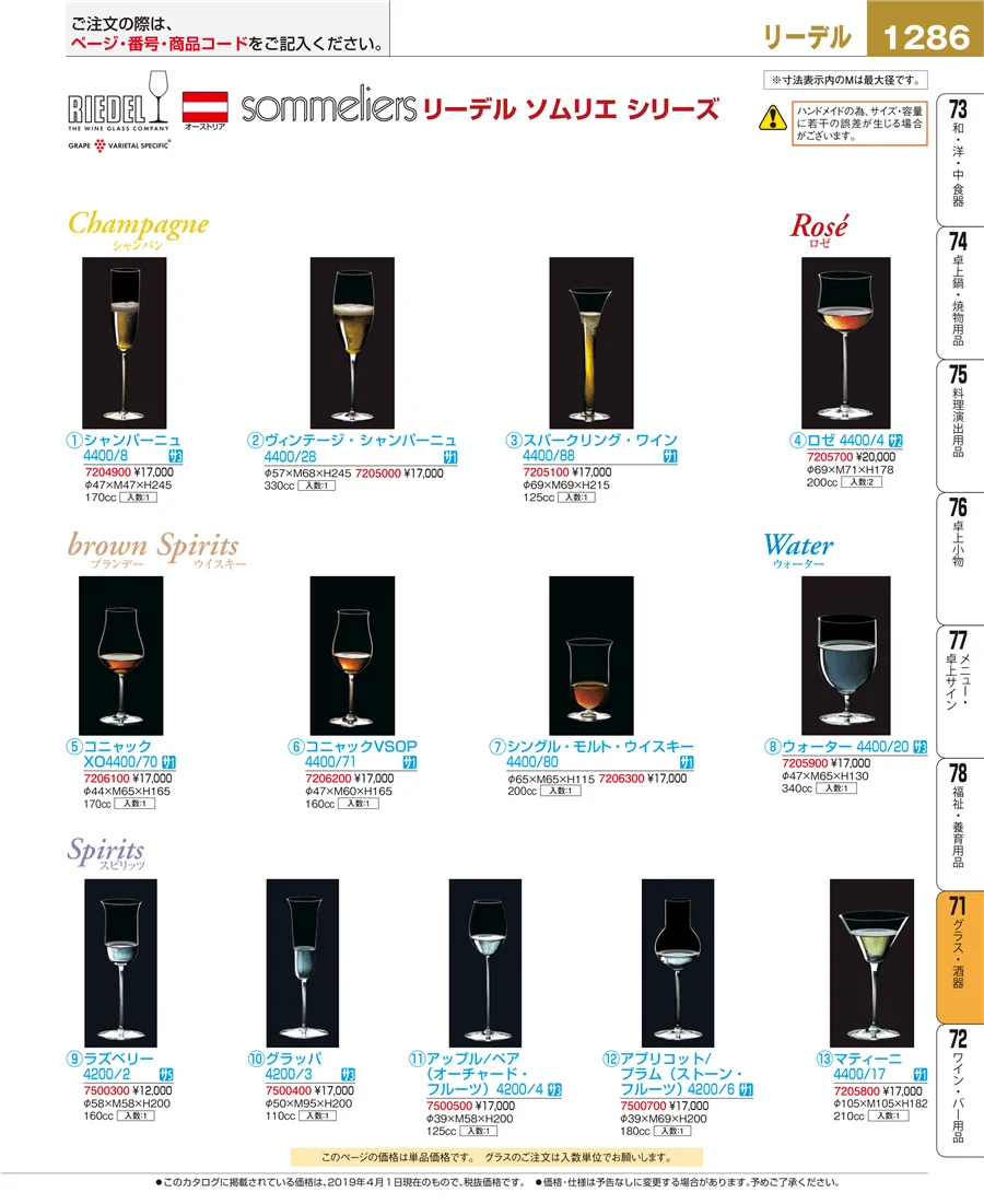 グラス・酒器 ページ1286