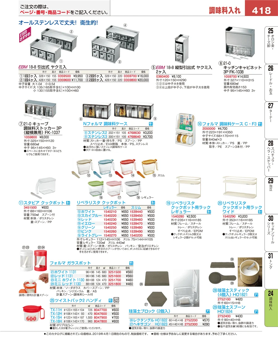 調味料入 ページ418
