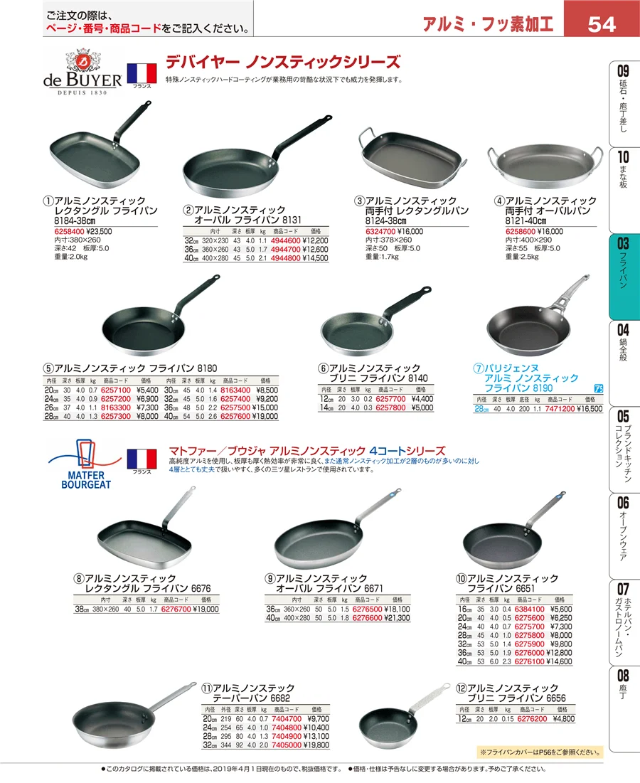 ガス専用鍋 ページ54