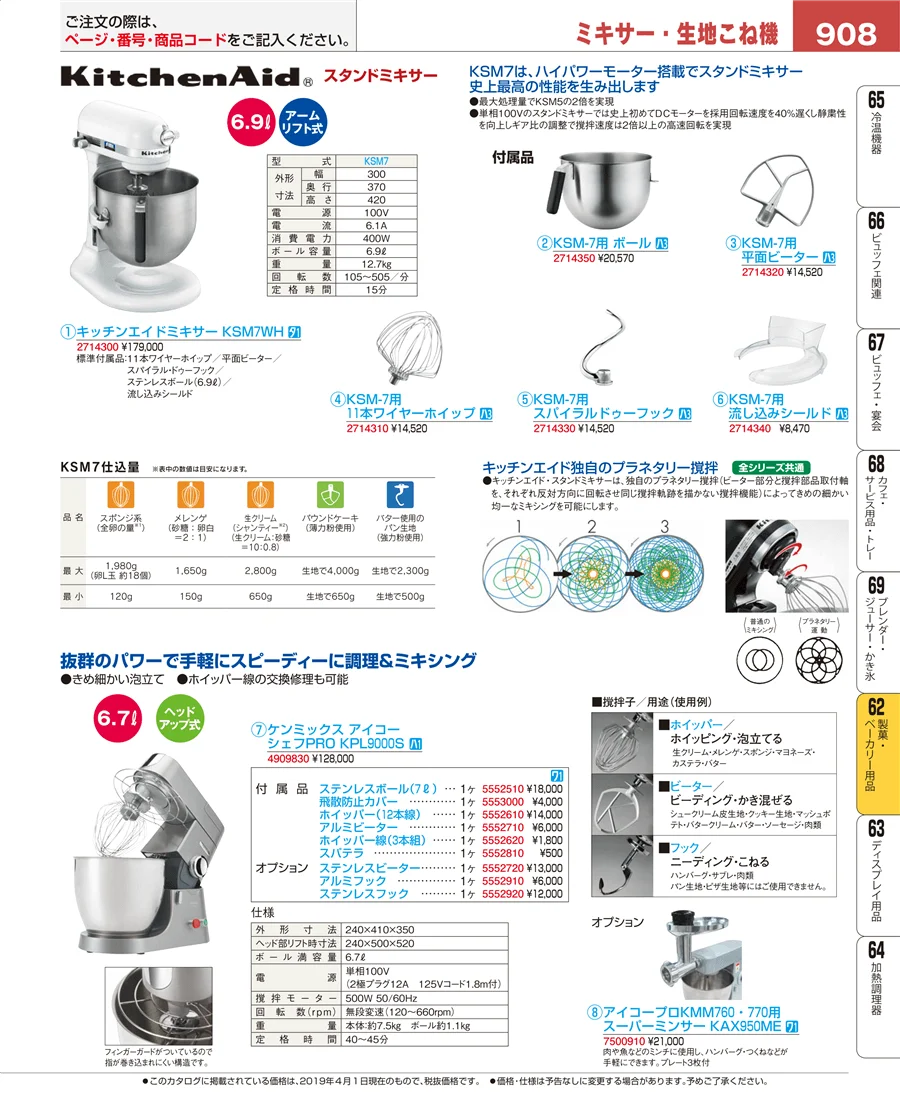 製菓・ベーカリー用品 ページ908