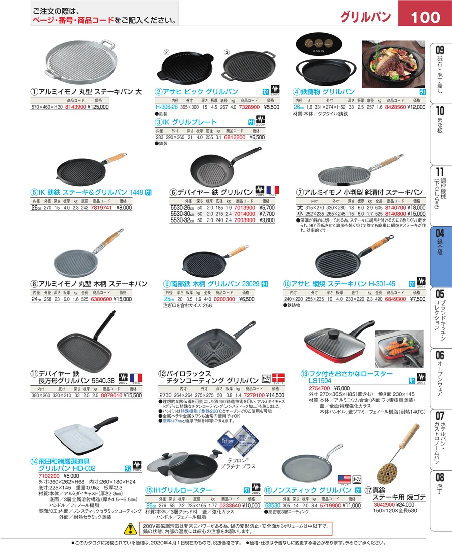 フライパン ページ100