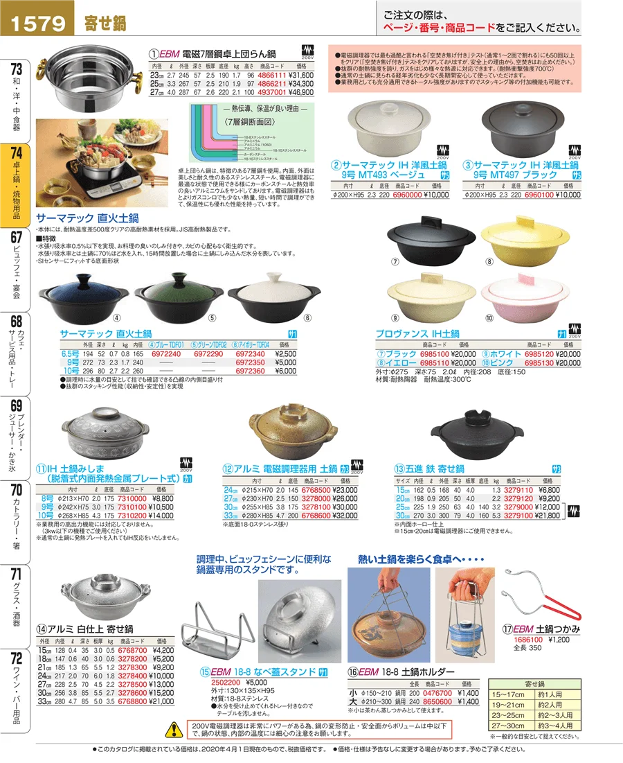 和・洋・中 食器 ページ1579