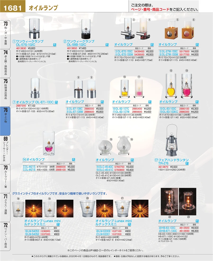 料理演出用品 ページ1681