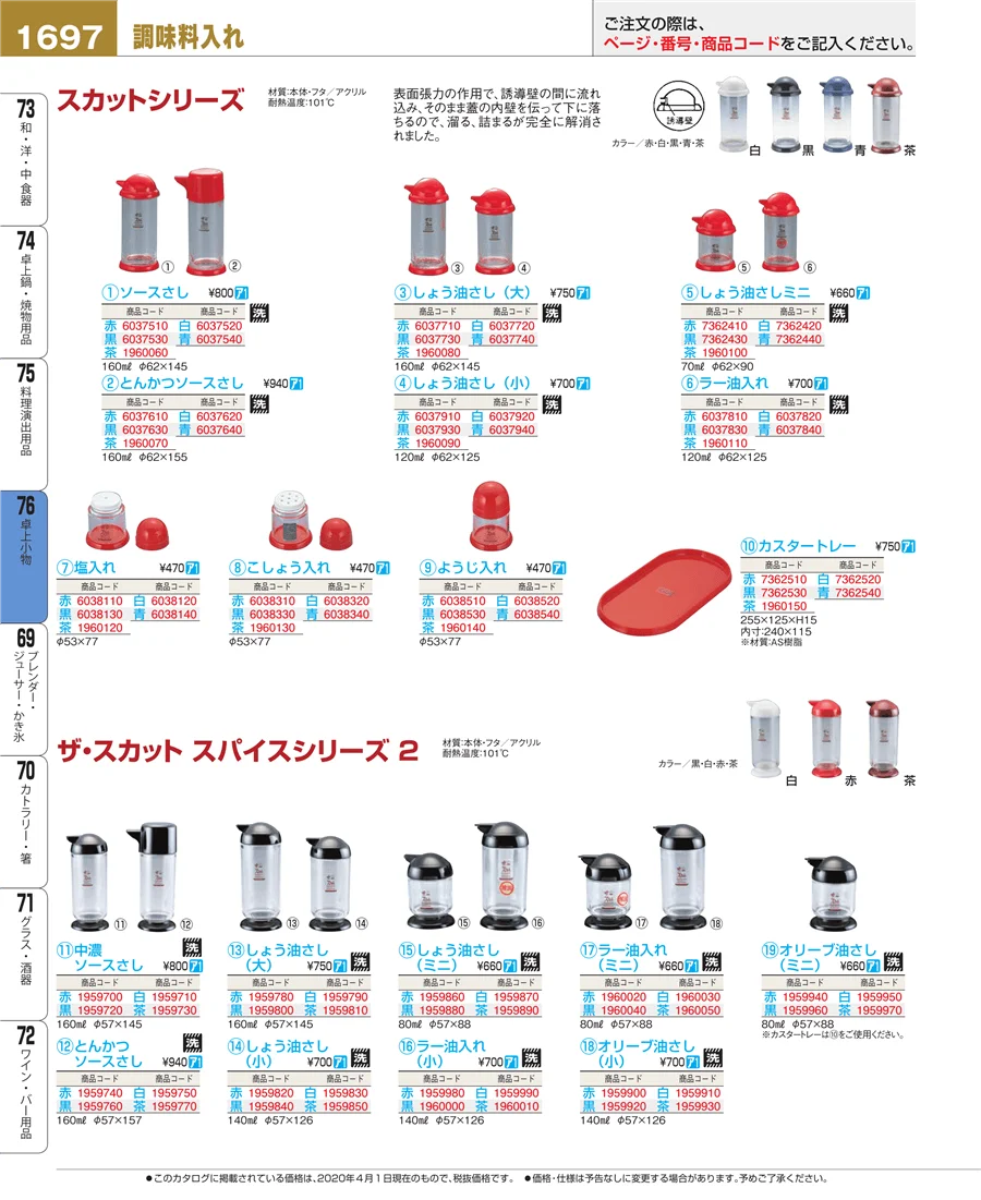 料理演出用品 ページ1697