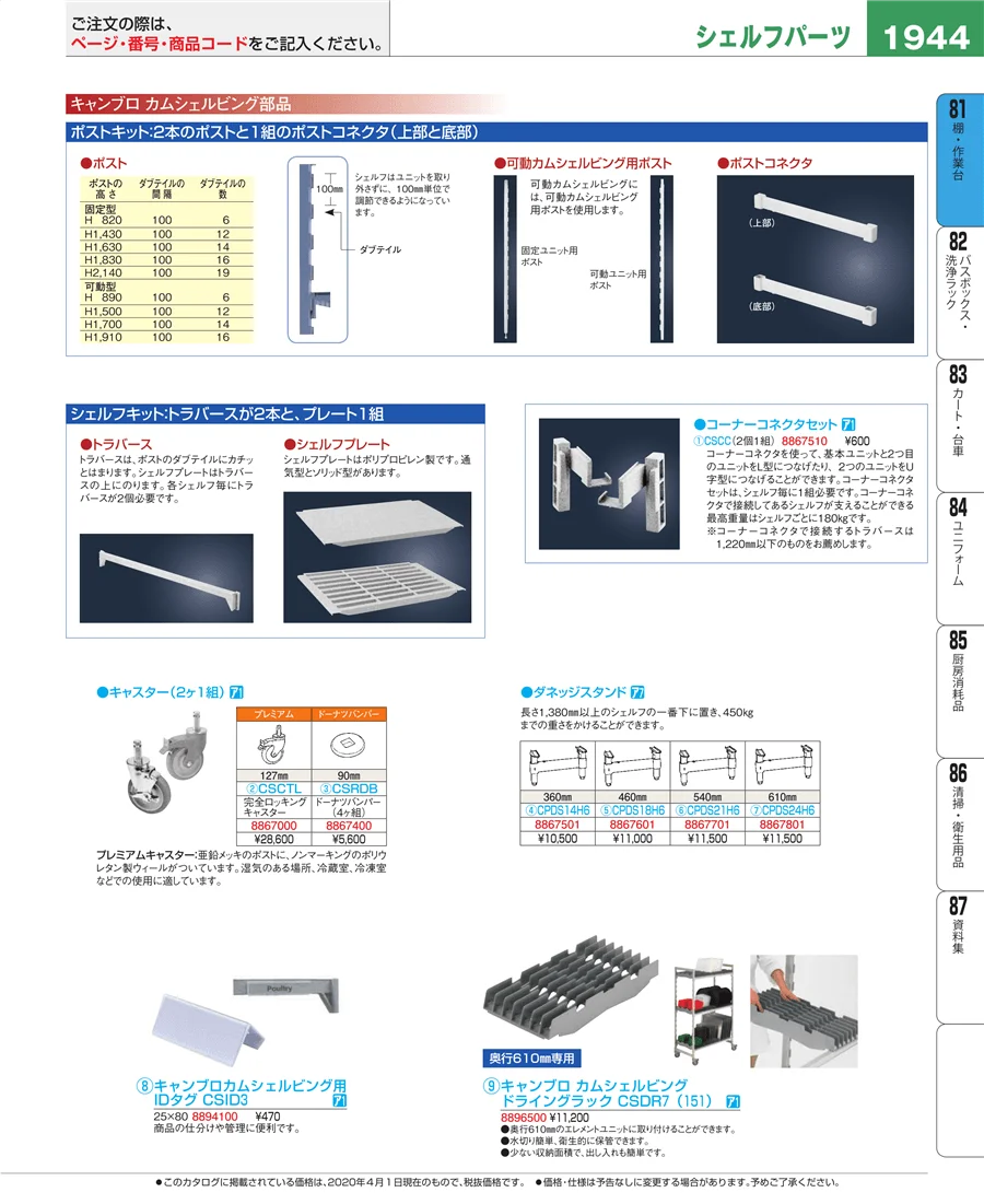 店舗備品・防災用品 ページ1944
