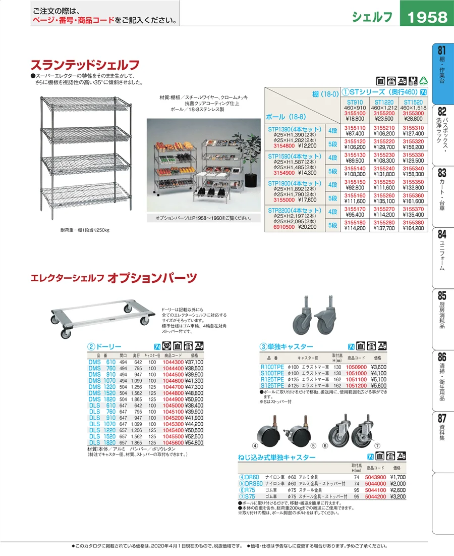 店舗備品・防災用品 ページ1958