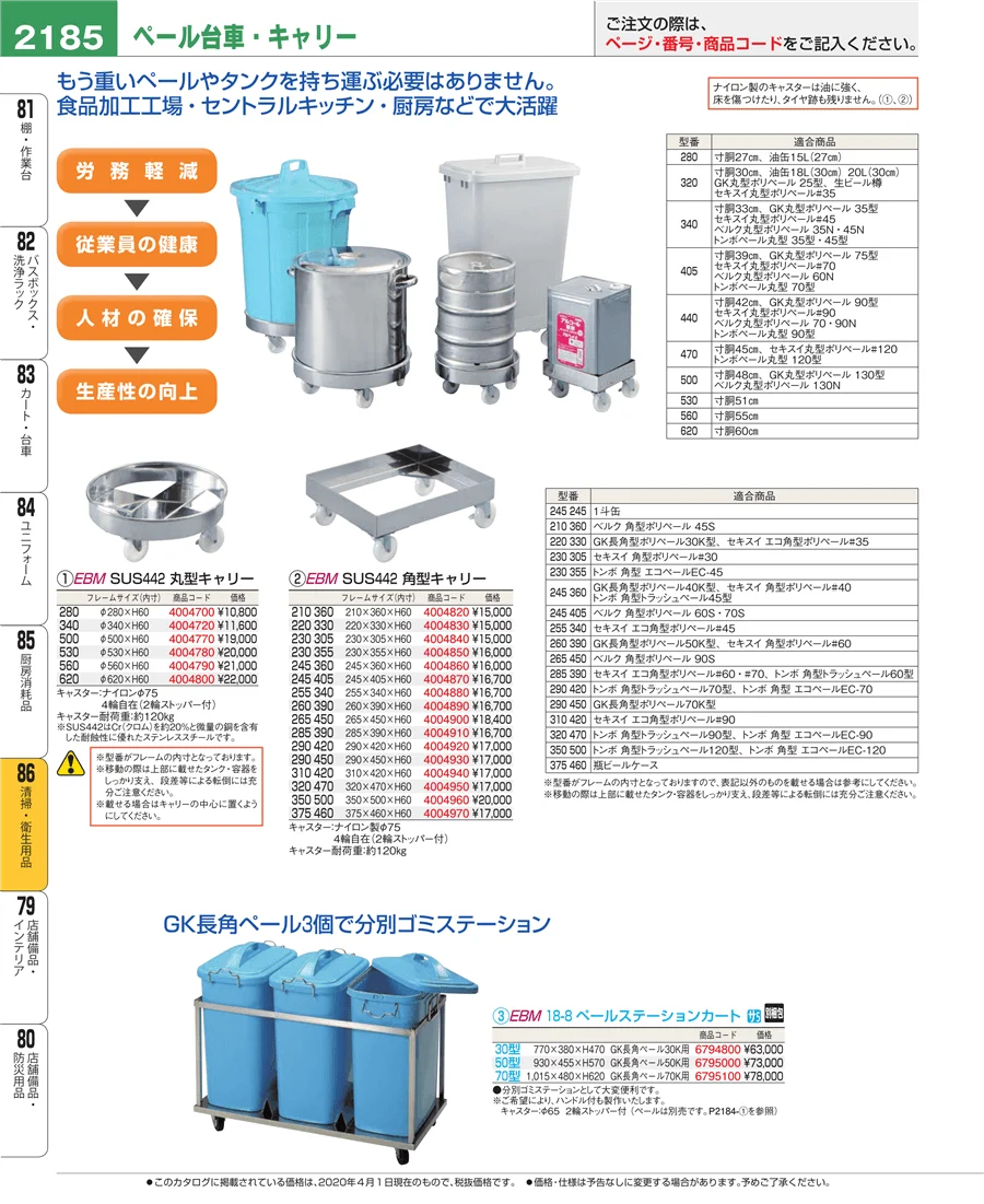 厨房消耗品 ページ2185