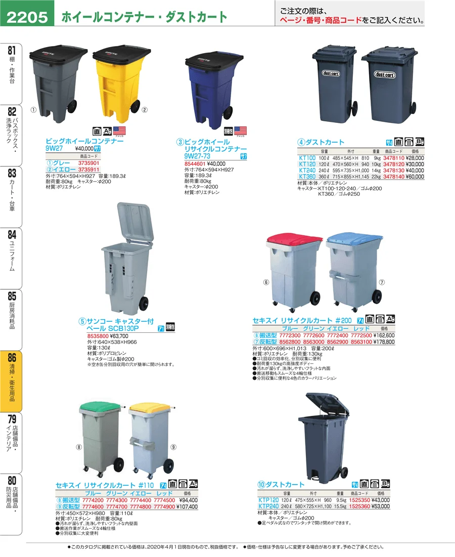 厨房消耗品 ページ2205