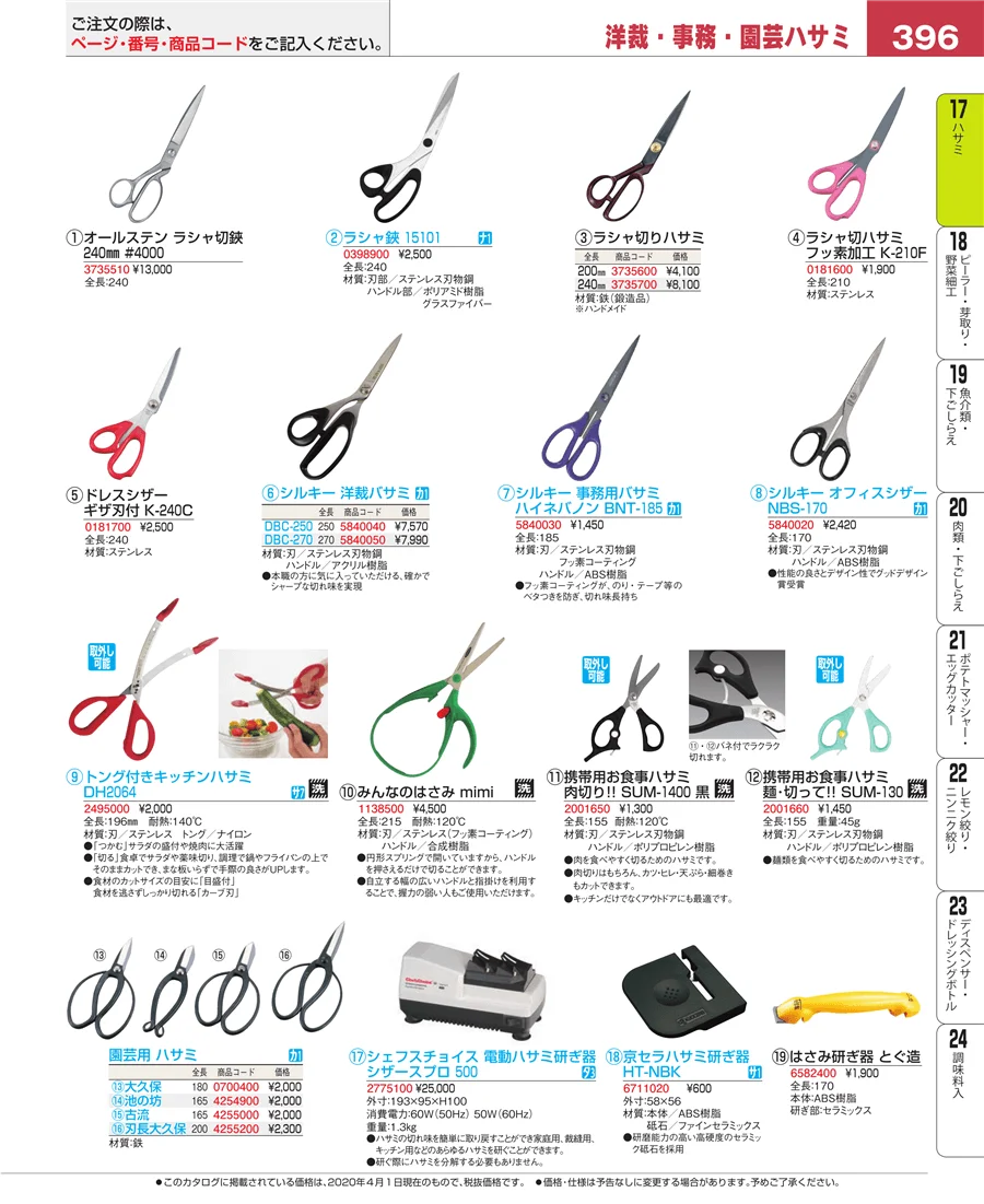 缶切・栓抜 ページ396
