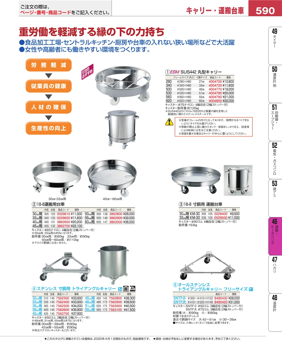 ストックポット・保存容器 ページ590