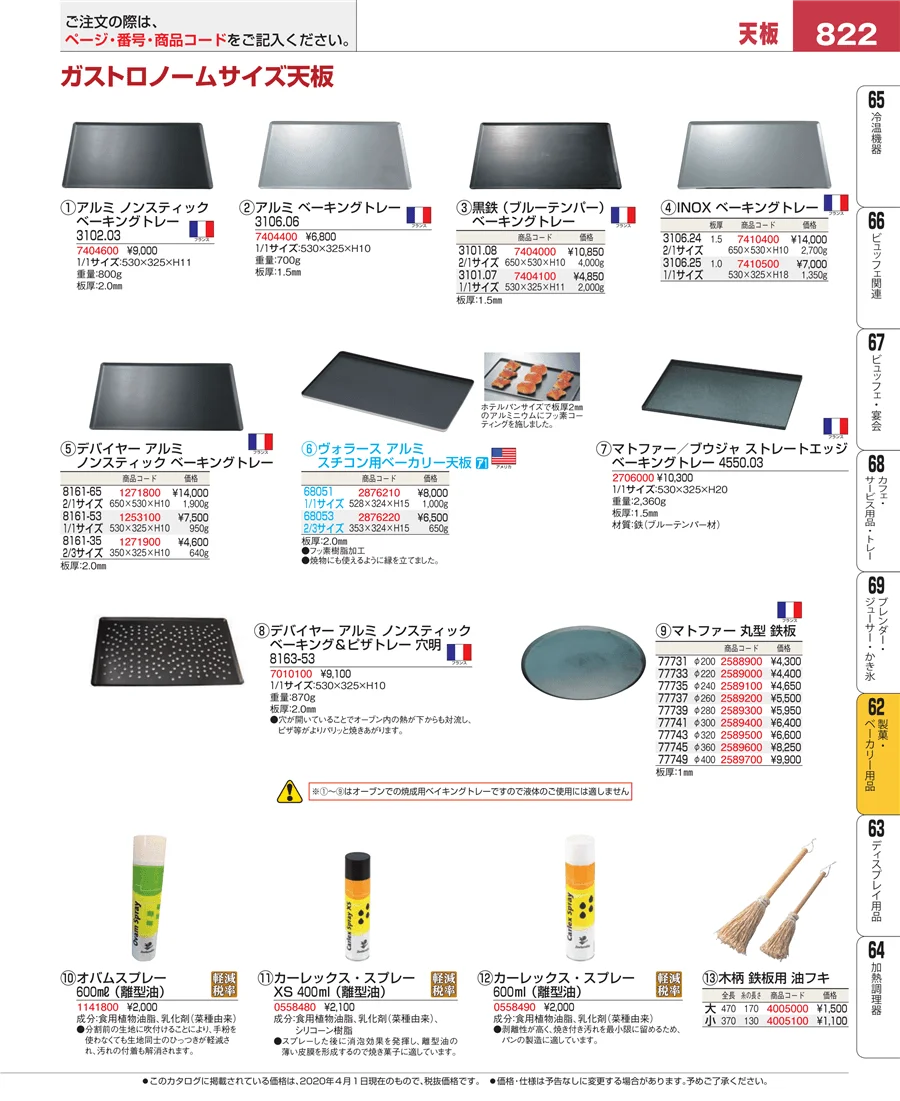 すし・蒸し器・セイロ類 ページ822