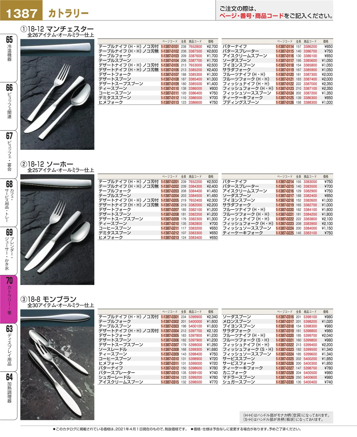 EBM業務用厨房用品カタログvol.21・ページ番号1387・ブレンダー・ジューサー・かき氷