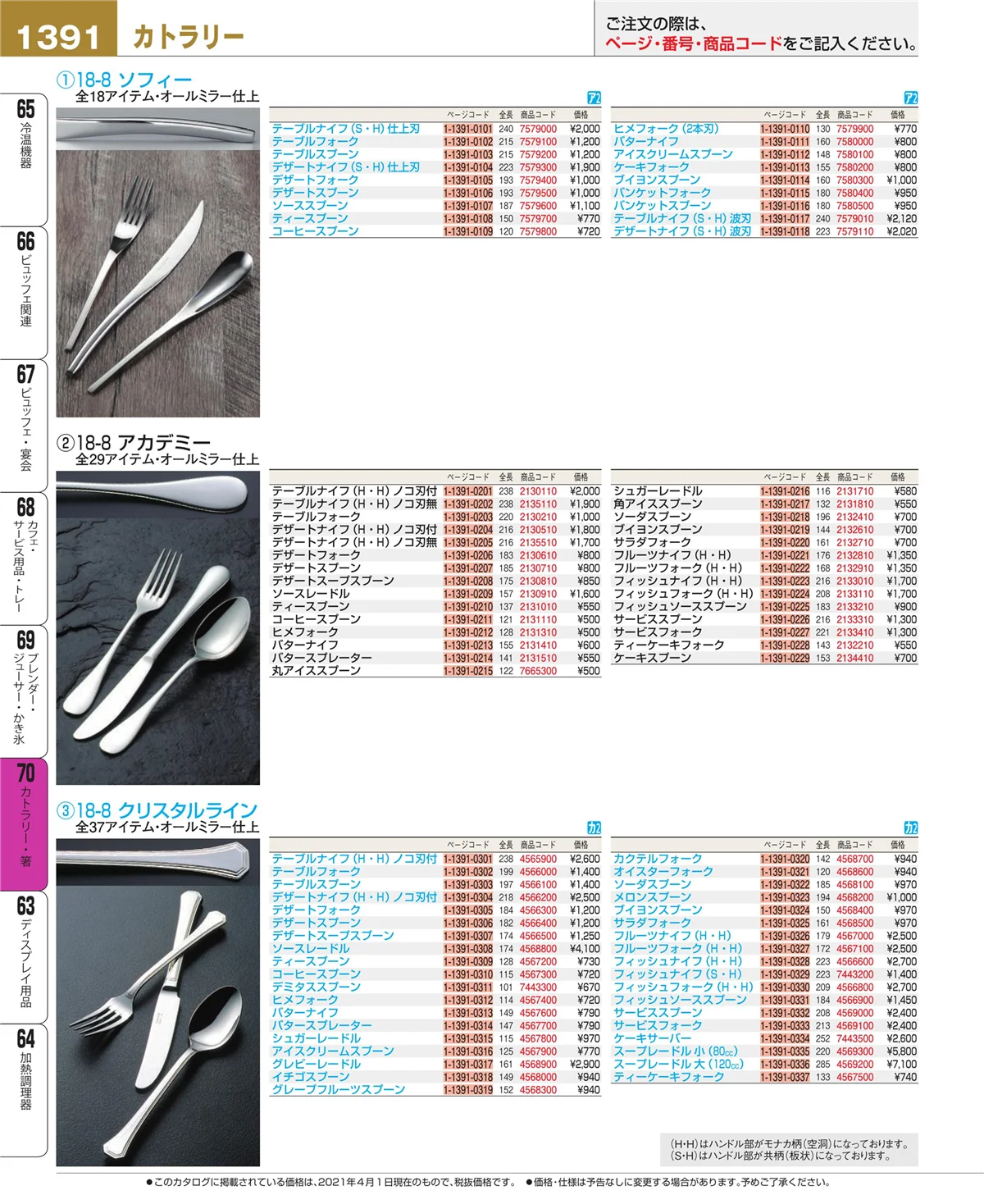 EBM業務用厨房用品カタログvol.21・ページ番号1391・ブレンダー・ジューサー・かき氷