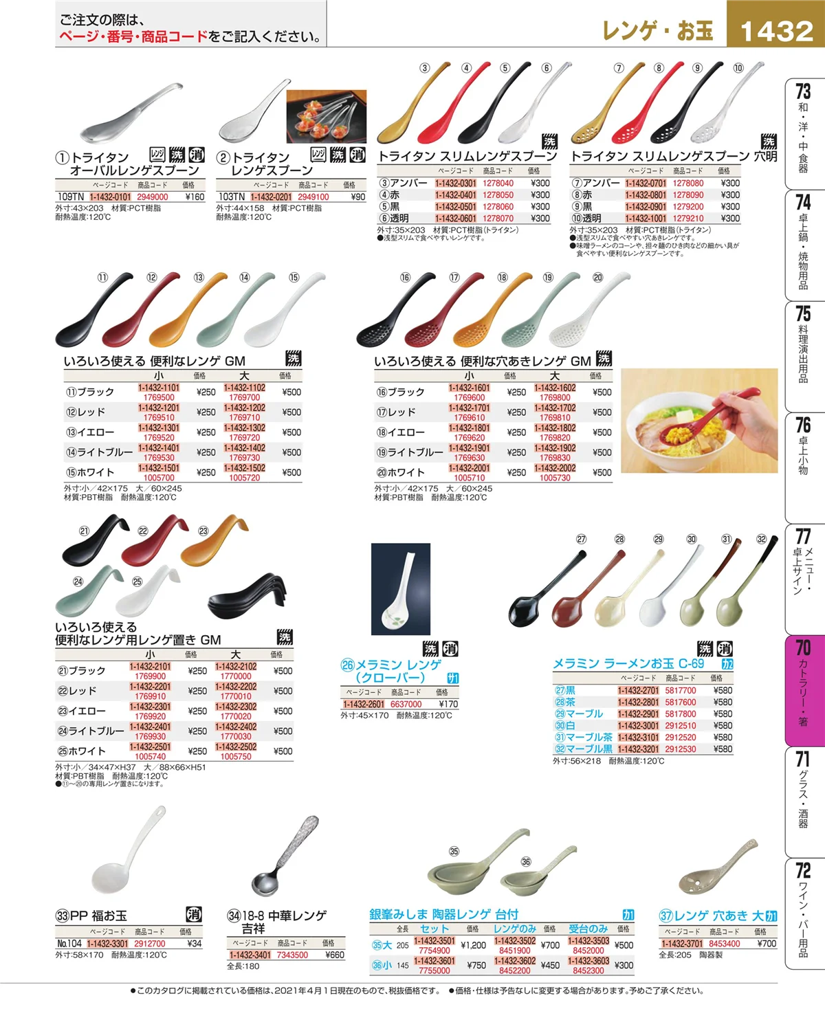 EBM業務用厨房用品カタログvol.21・ページ番号1432・ブレンダー・ジューサー・かき氷