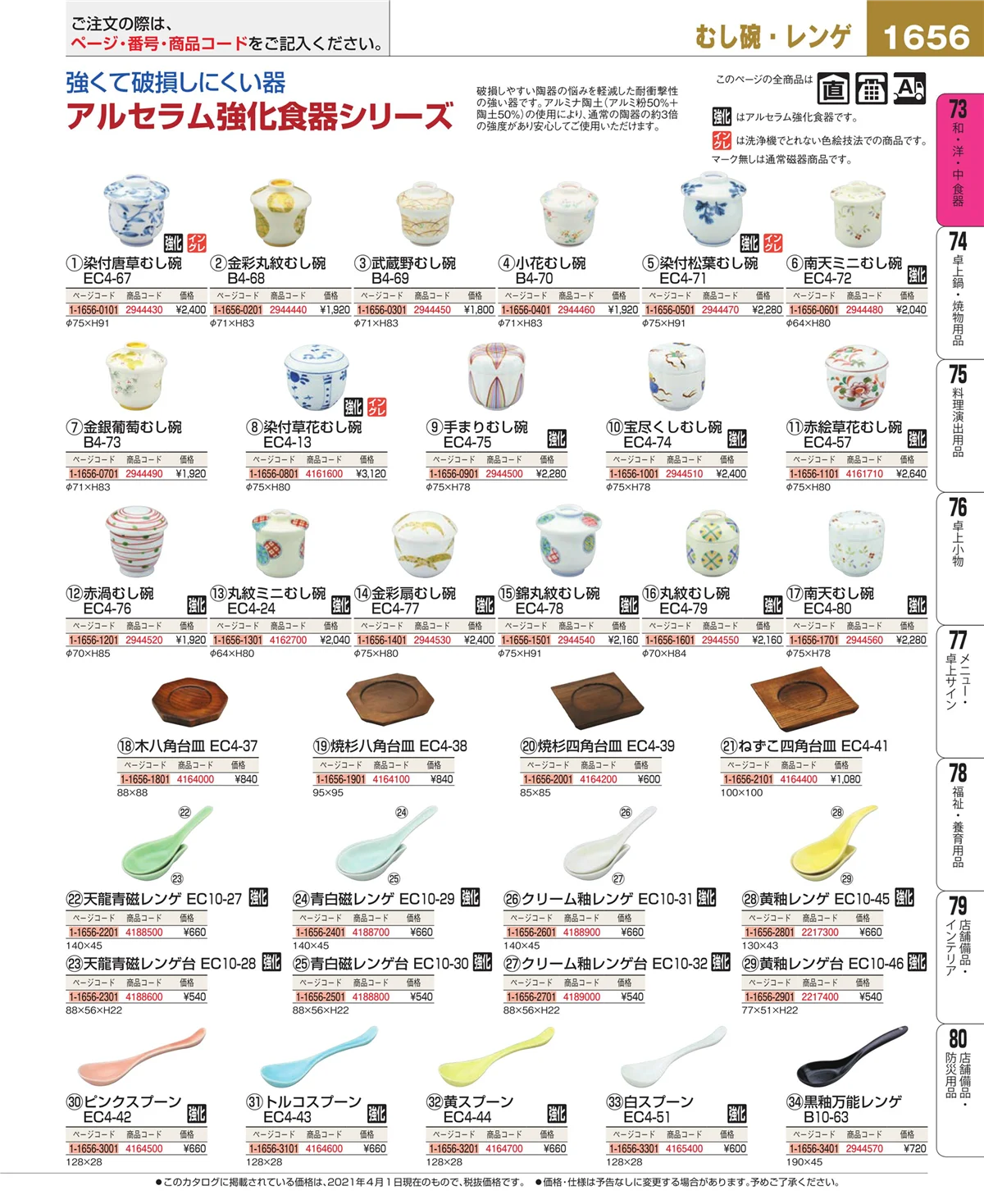 EBM業務用厨房用品カタログvol.21・ページ番号1656・ワイン・バー用品