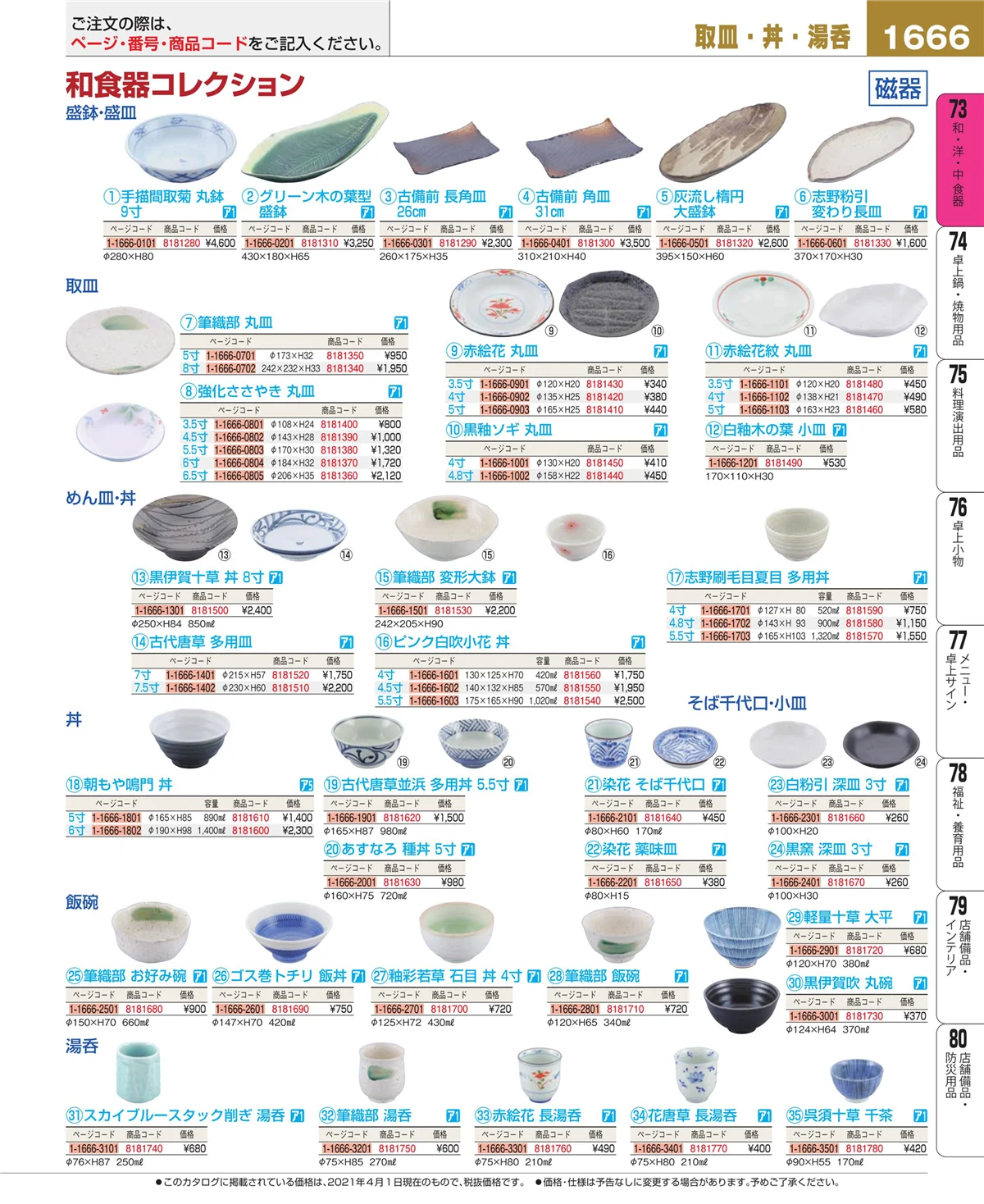 EBM業務用厨房用品カタログvol.21・ページ番号1666・ワイン・バー用品
