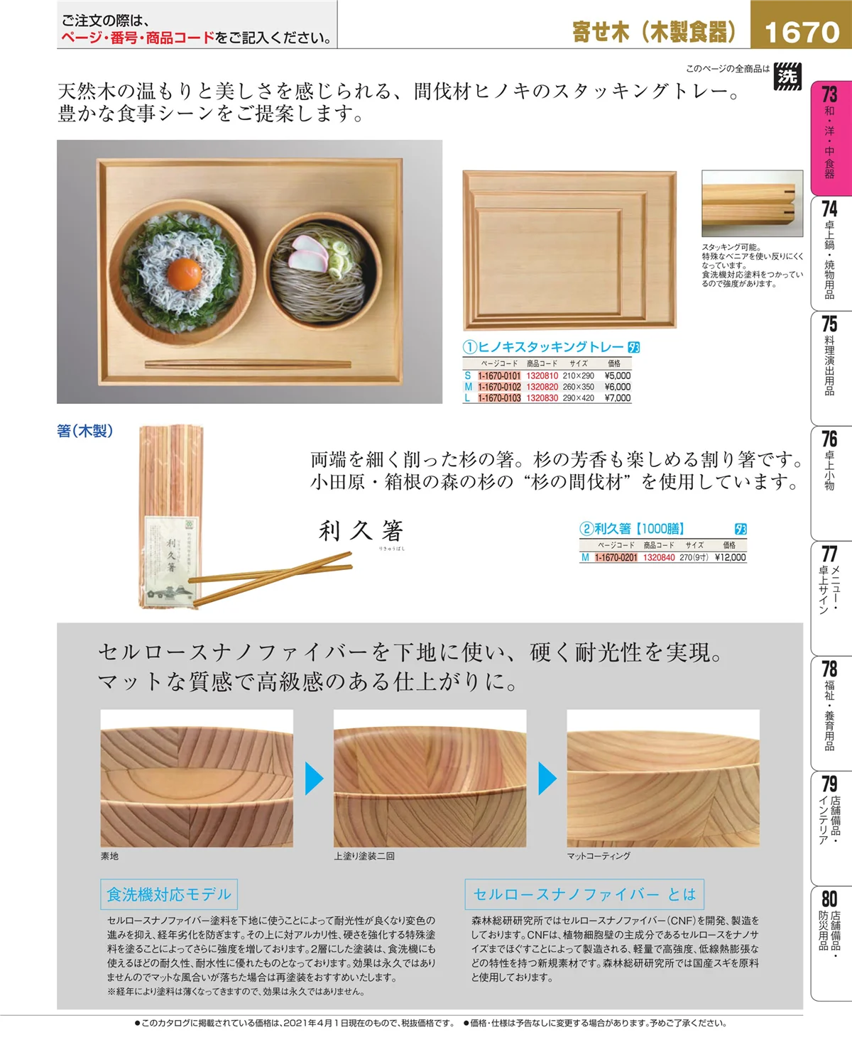 EBM業務用厨房用品カタログvol.21・ページ番号1670・ワイン・バー用品