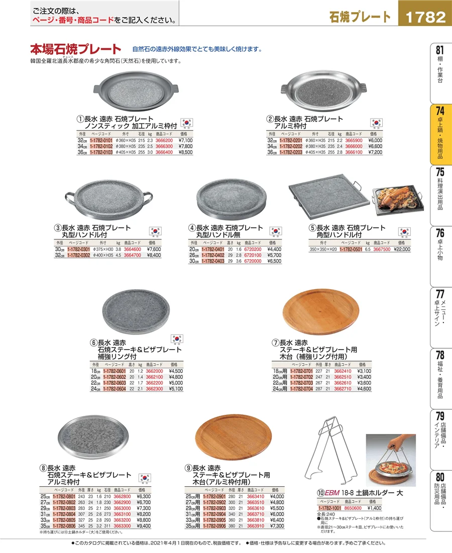 和・洋・中 食器 ページ1782