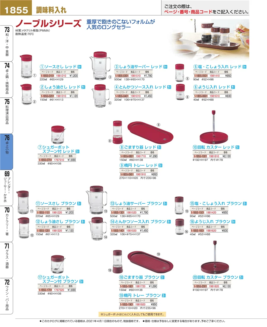 料理演出用品 ページ1855