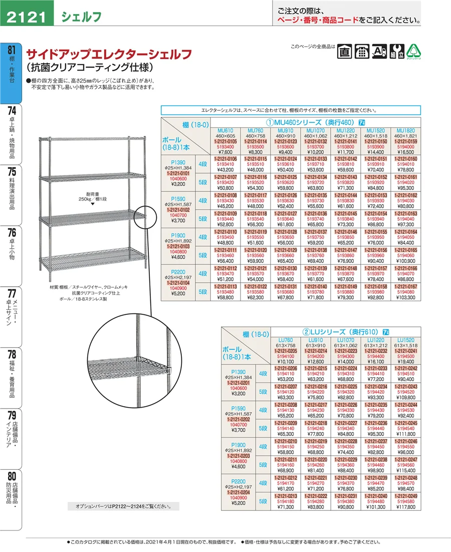 店舗備品・防災用品 ページ2121