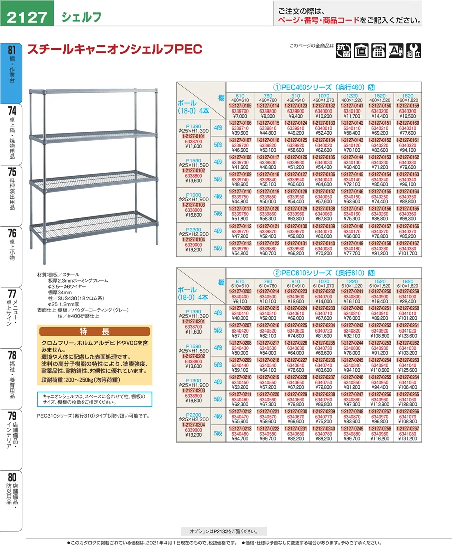 店舗備品・防災用品 ページ2127