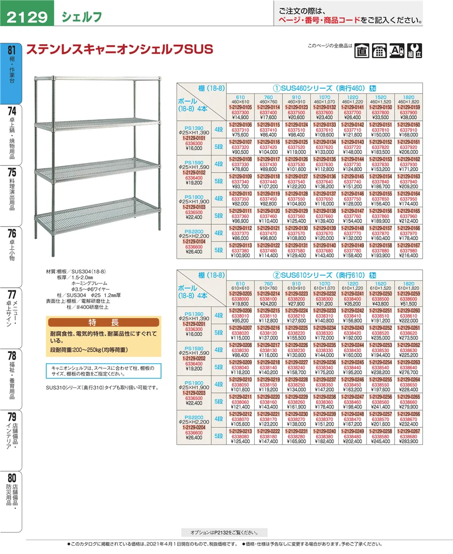 店舗備品・防災用品 ページ2129