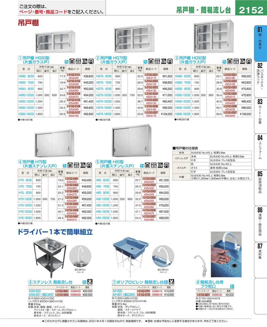 店舗備品・防災用品 ページ2152