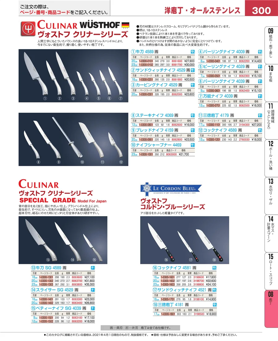 ホテルパン・ガストロノームパン ページ300