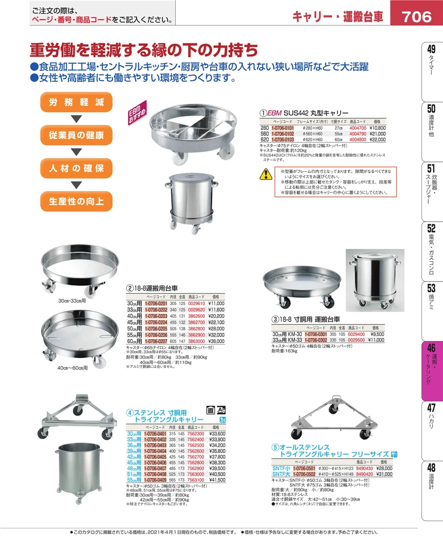 ストックポット・保存容器 ページ706