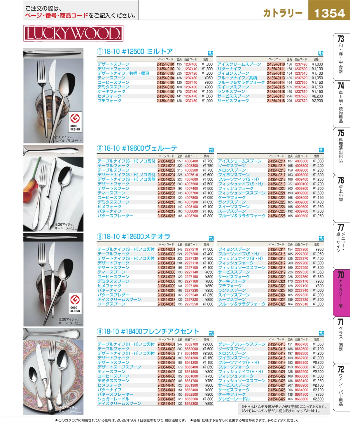 EBM業務用厨房用品カタログvol.22・ページ番号1354・ブレンダー・ジューサー・かき氷
