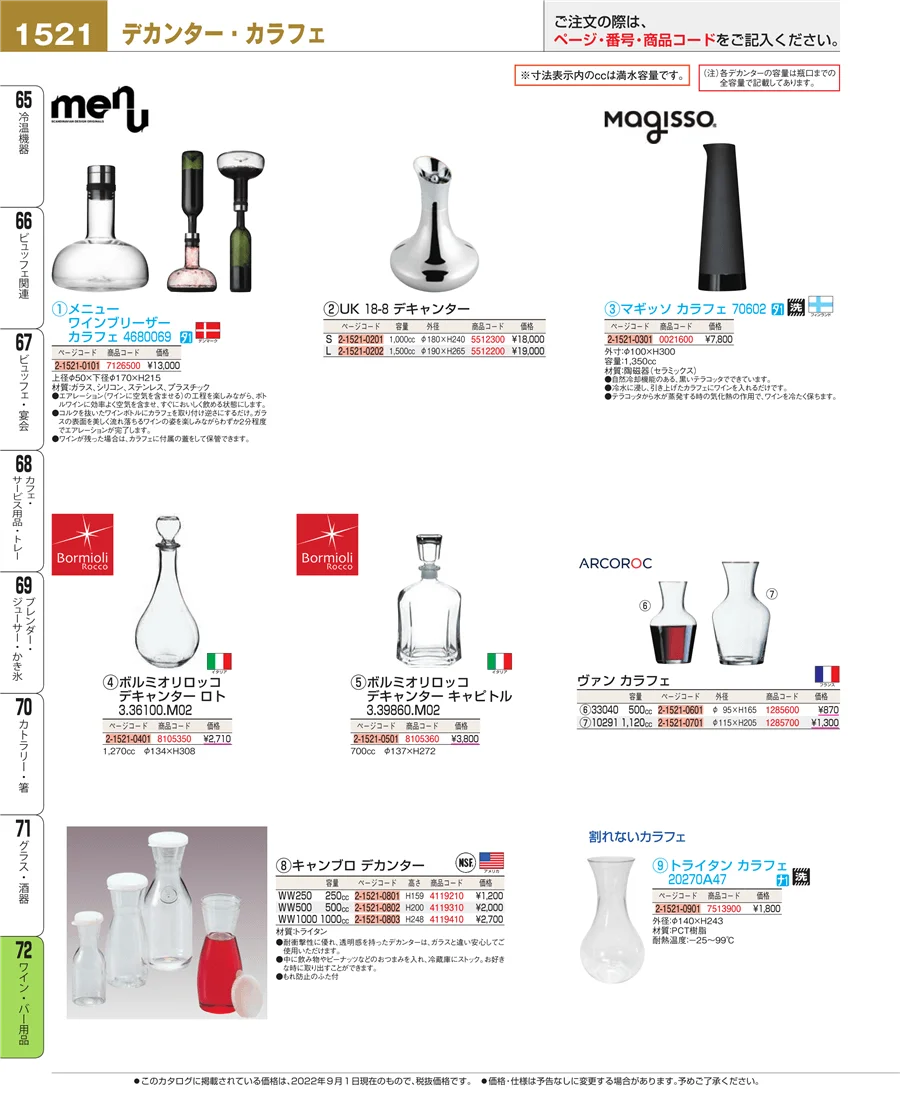 グラス・酒器 ページ1521