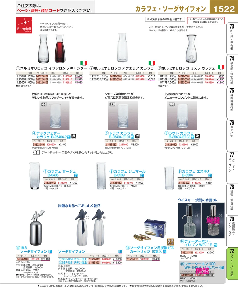 グラス・酒器 ページ1522