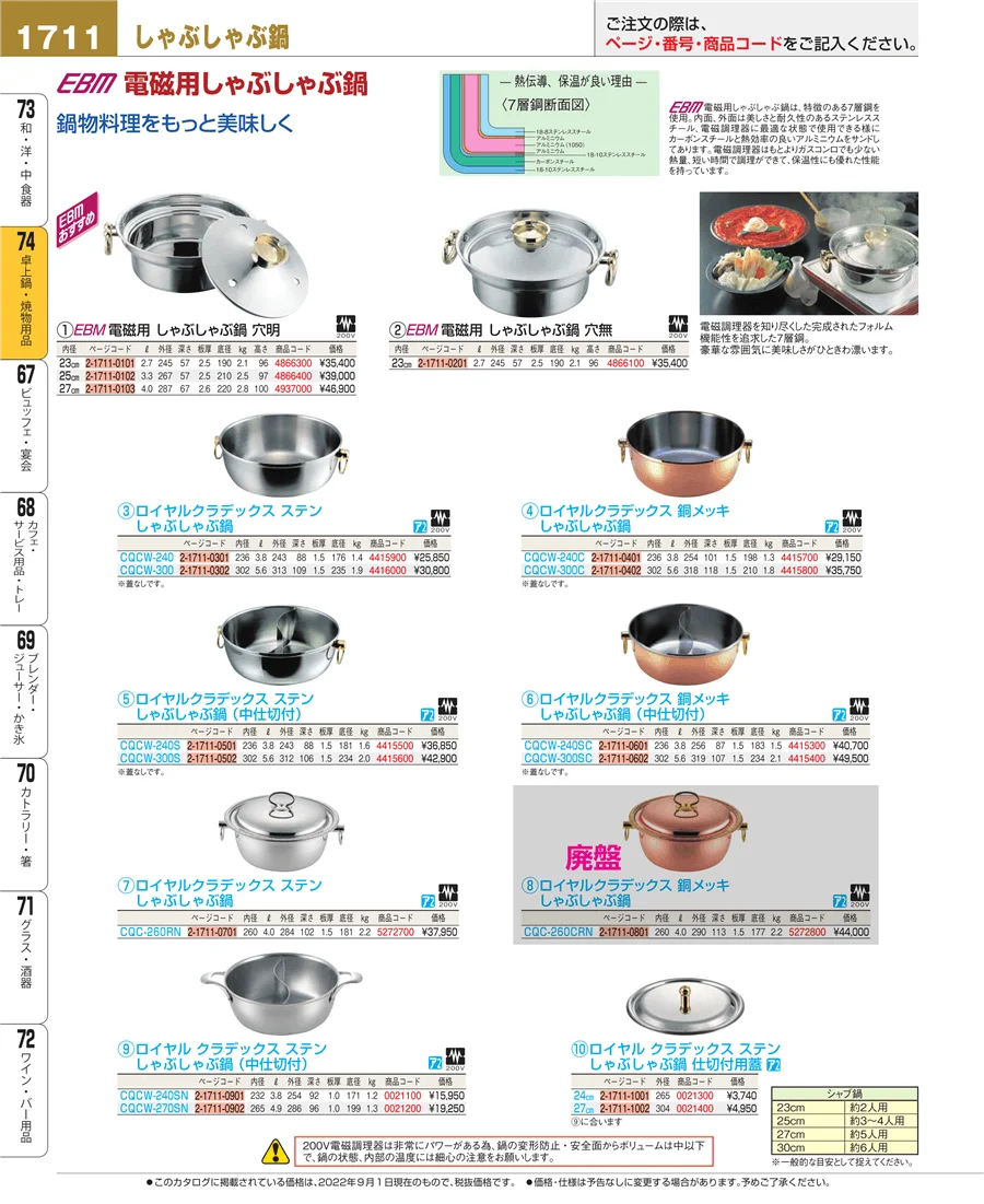 和・洋・中 食器 ページ1711