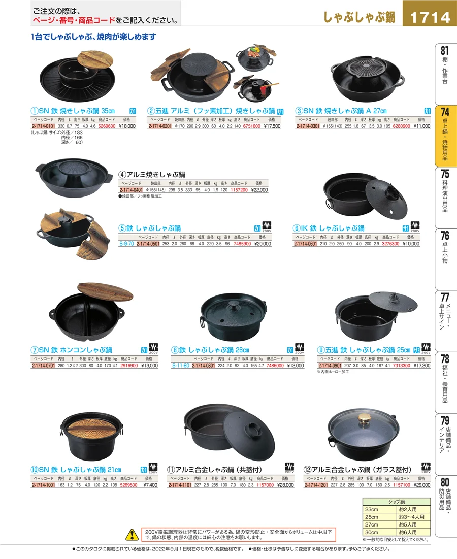 和・洋・中 食器 ページ1714