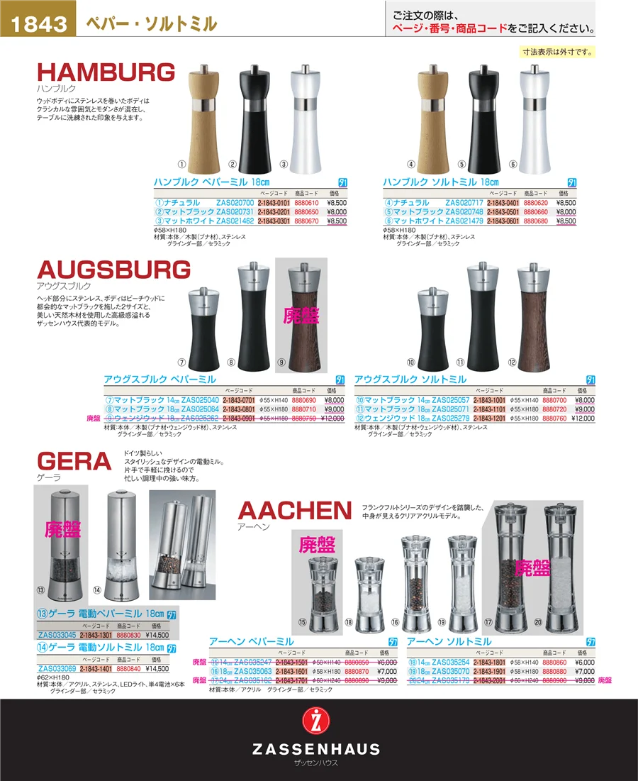 料理演出用品 ページ1843
