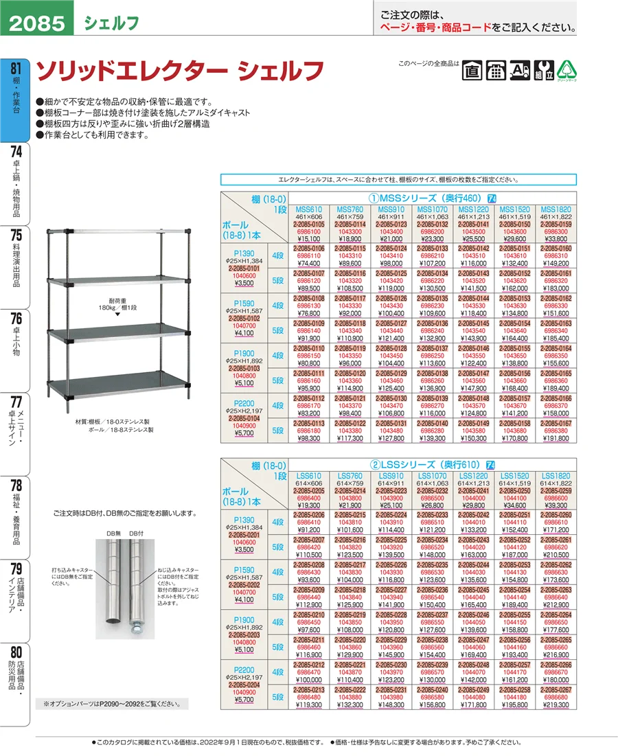 店舗備品・防災用品 ページ2085
