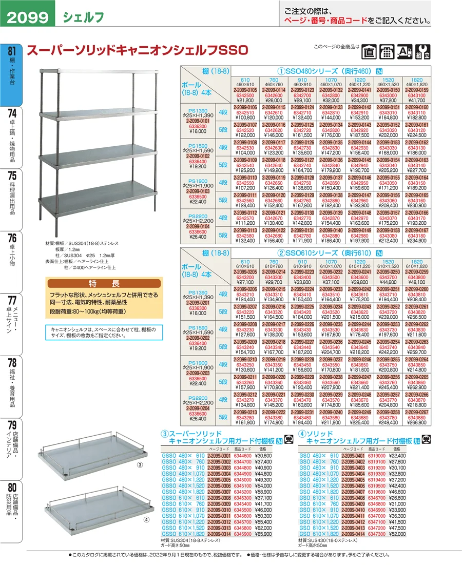 店舗備品・防災用品 ページ2099
