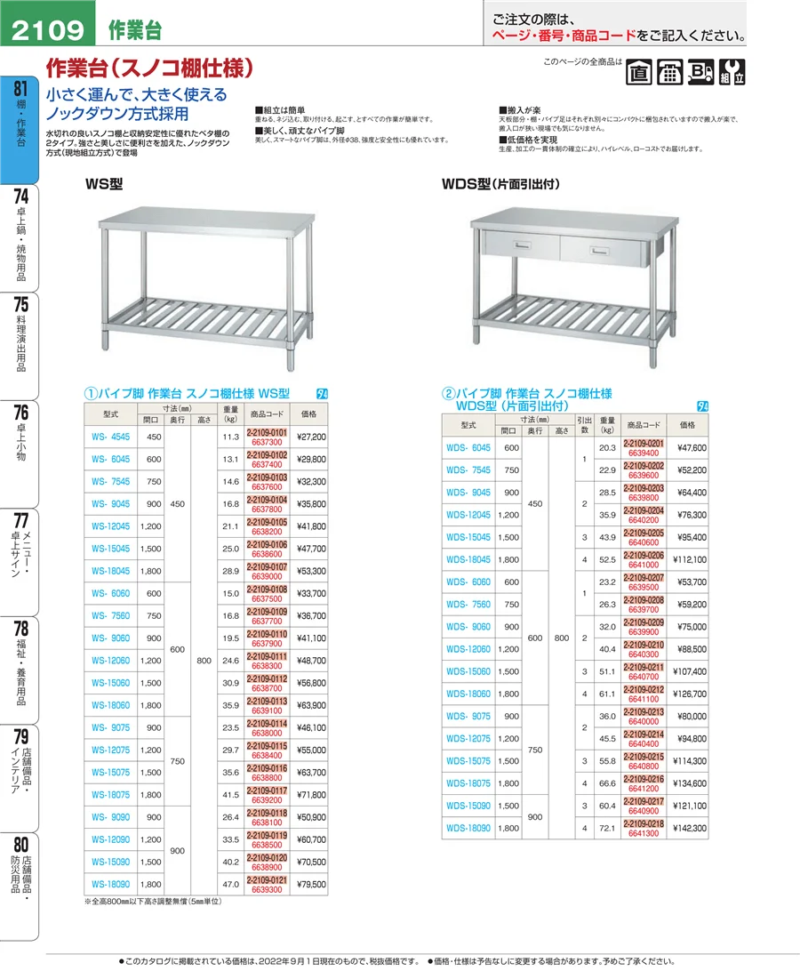 店舗備品・防災用品 ページ2109