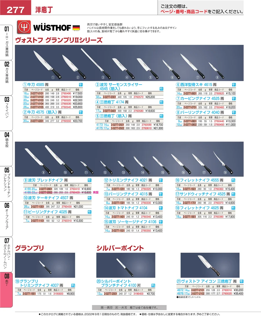 ホテルパン・ガストロノームパン ページ277