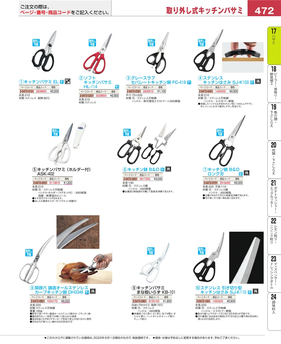 缶切・栓抜 ページ472