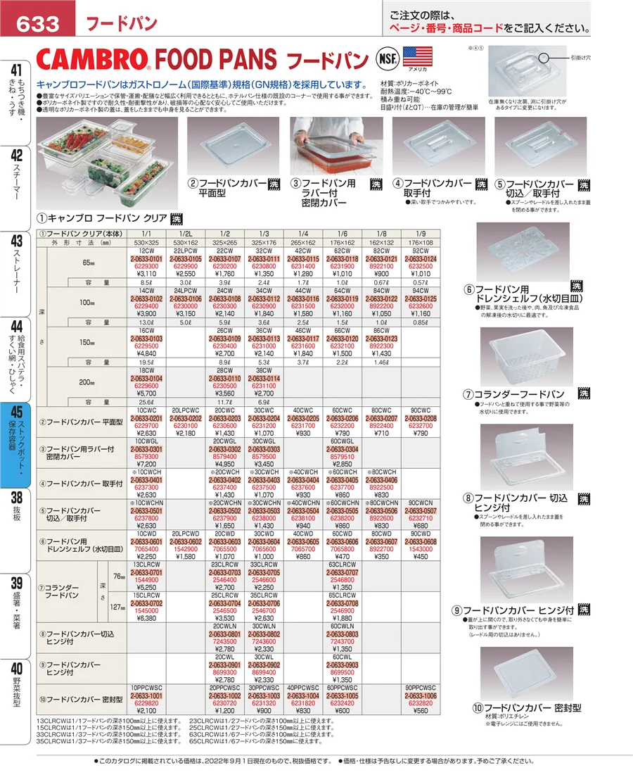 給食用スパテラ・すくい網・ひしゃく ページ633