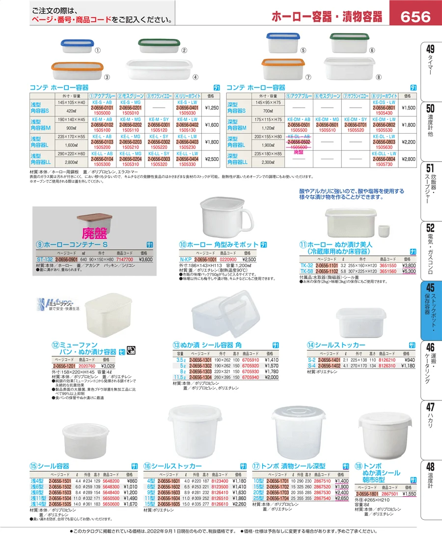 給食用スパテラ・すくい網・ひしゃく ページ656