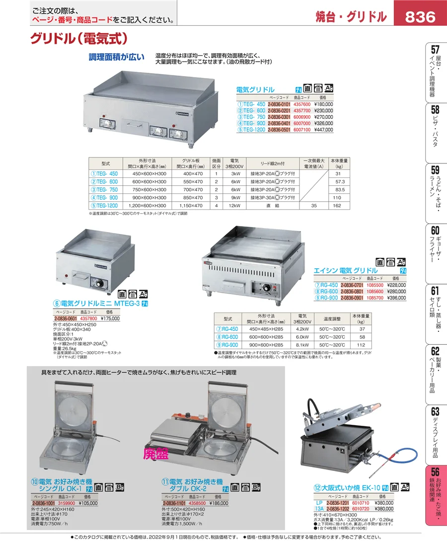 低温調理器・フードウォーマー ページ836