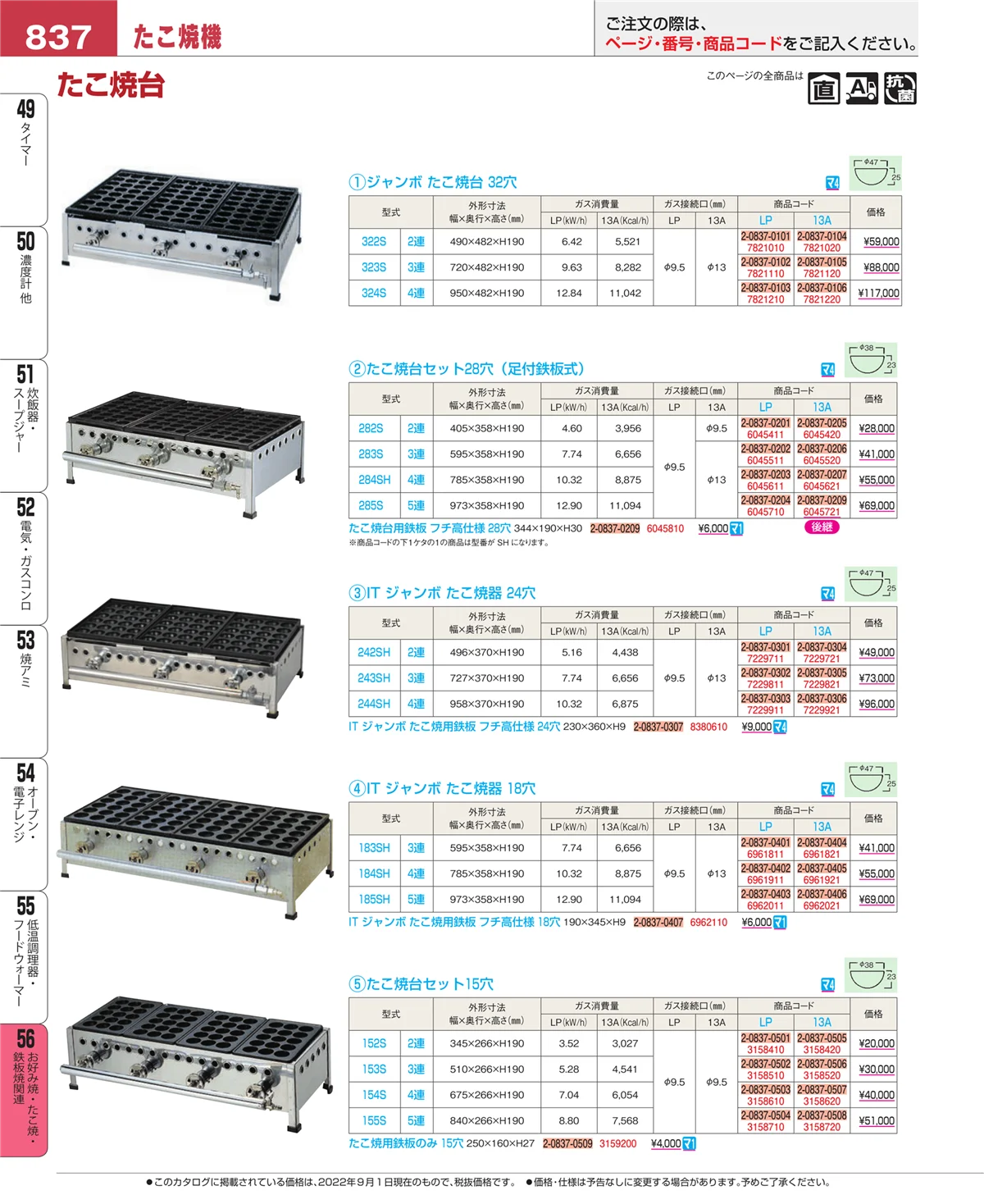 EBM業務用厨房用品カタログvol.22・ページ番号837・低温調理器・フードウォーマー