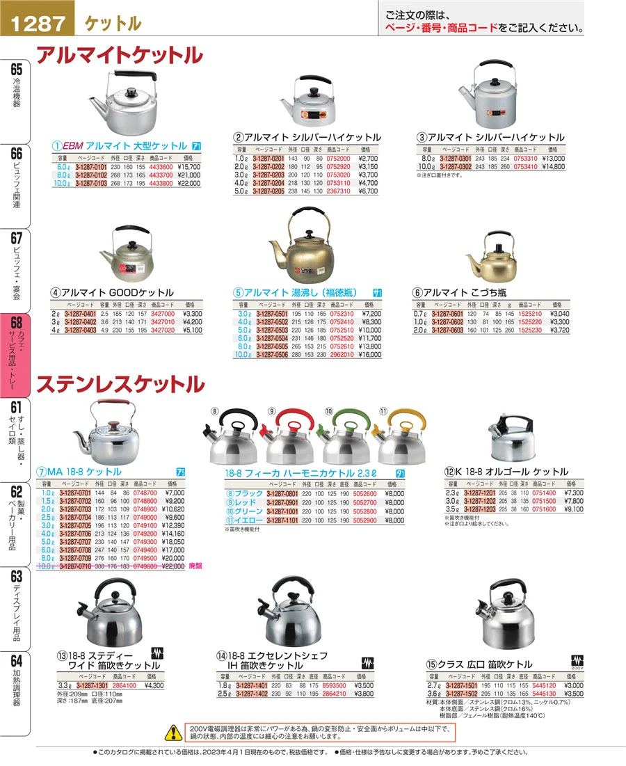 ビュッフェ・宴会 ページ1287