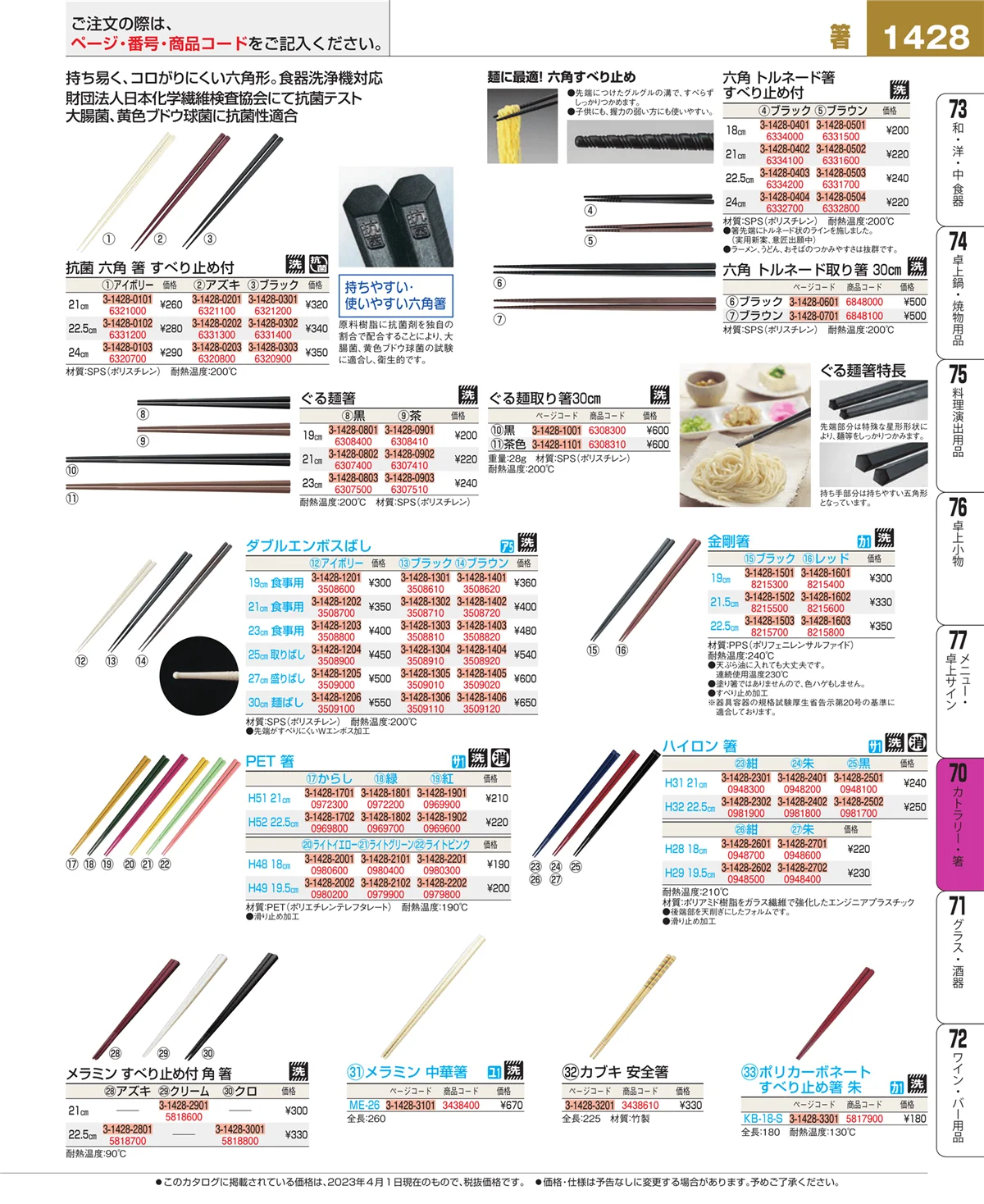 EBM業務用厨房用品カタログvol.23・ページ番号1428・ブレンダー・ジューサー・かき氷