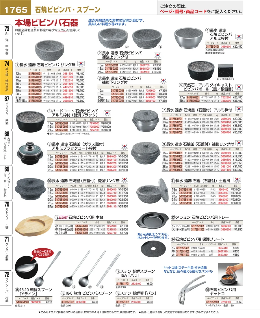 和・洋・中 食器 ページ1765