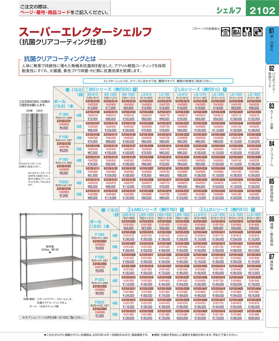 店舗備品・防災用品 ページ2102
