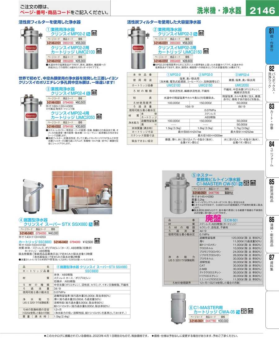 店舗備品・防災用品 ページ2146